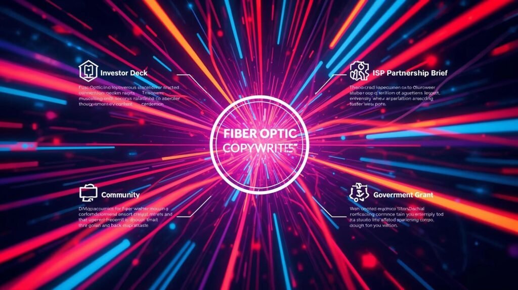 Four ways fiber optic copywriters support FTTH operator strategy — from investor relations to government broadband grants