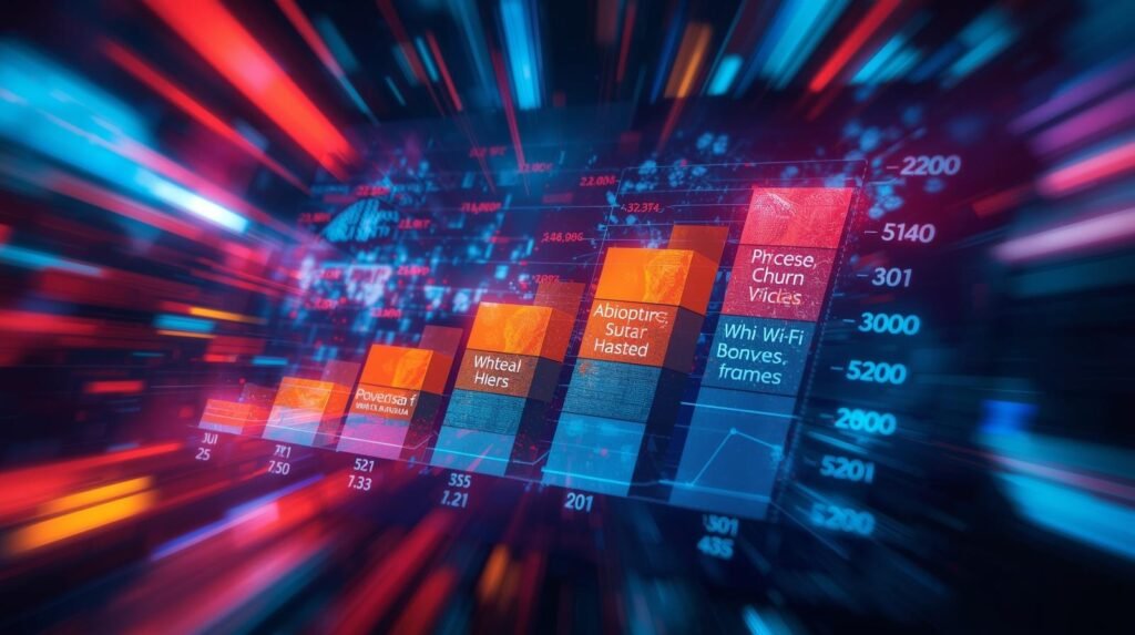 FTTH retention strategy infographic showing churn triggers including price hikes reliability issues and Wi-Fi dead zones
