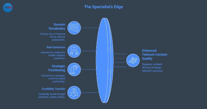 Telecom content writer and telecom thought leadership