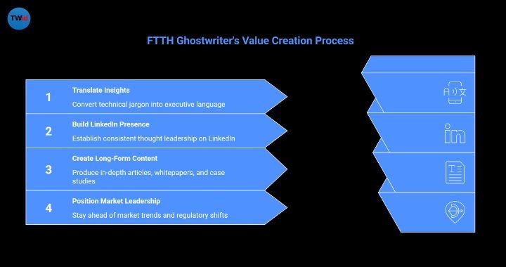 Value creation process of FTTH ghostwriter
