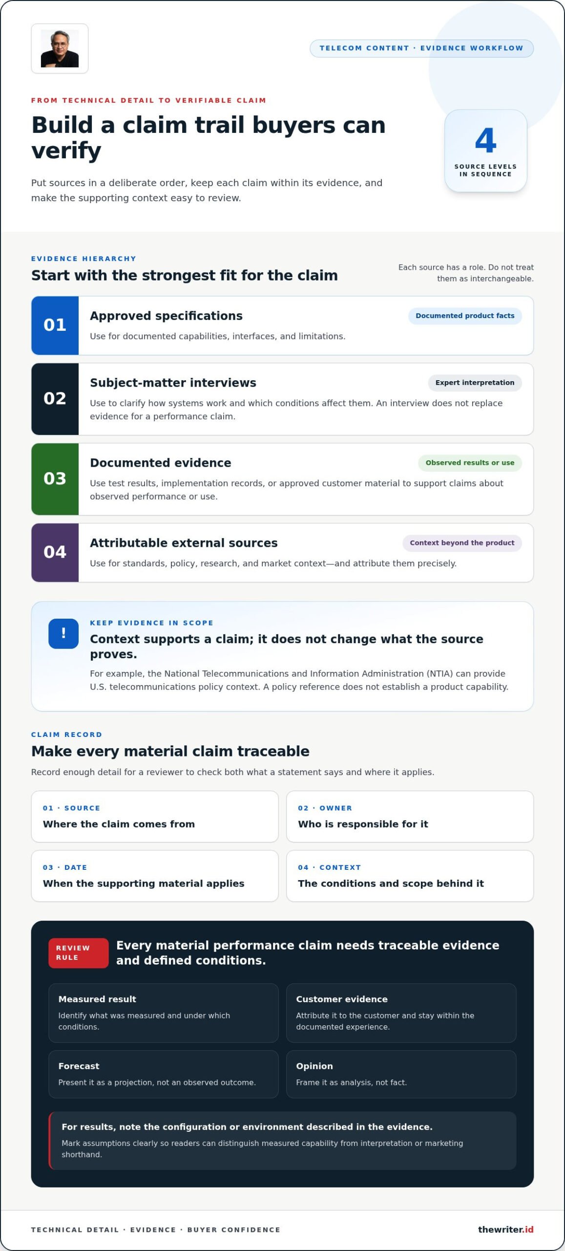 Technical Content for Telecom Vendors: A Practical Checklist